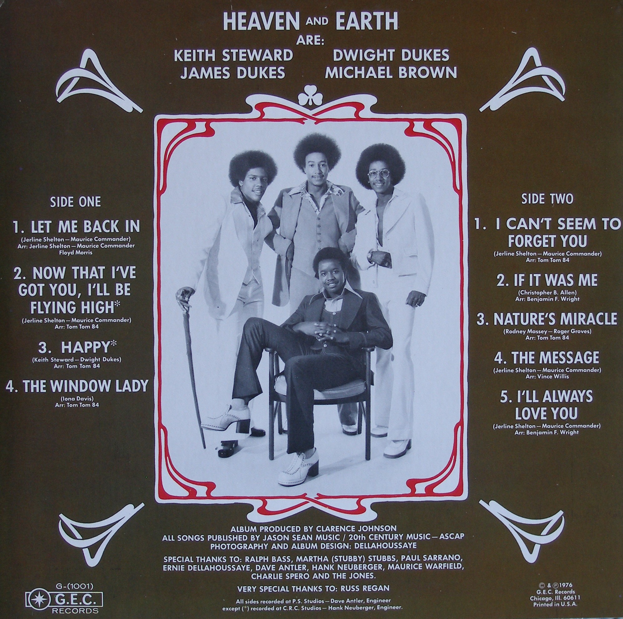 Heaven and Earth - 1976 - I Can't Seem To Forget You Free Download